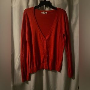 Cute Red/orange Cardigan